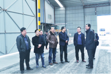 杭州市環(huán)保局考察組到總公司商混生產(chǎn)基地參觀(guān)考察
